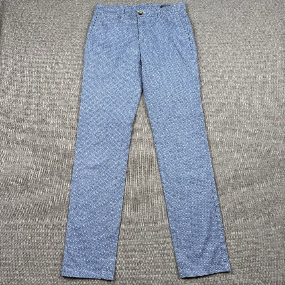 RARE Vineyard Vines 146th Kentucky Derby Breaker Pants 30x34 Blue Rose Print